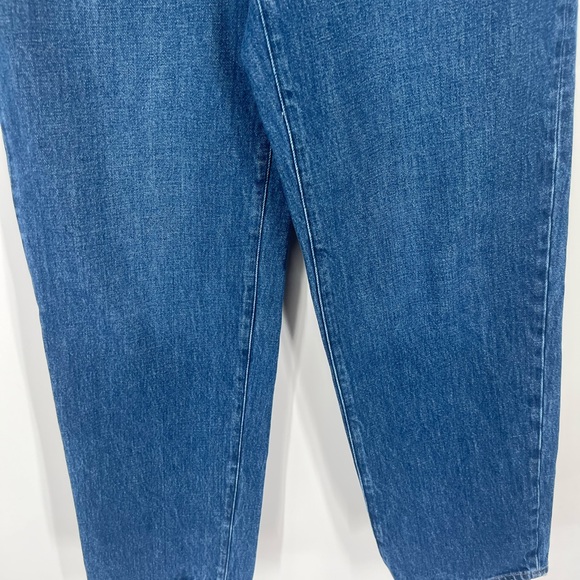 Madewell Baggy Straight Jeans in Dark Worn Indigo Wash - Picture 4 of 10